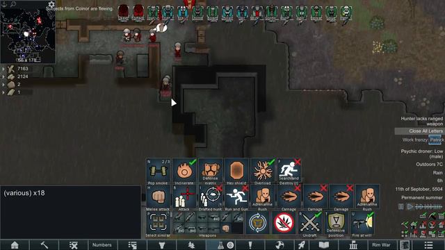 Largest Mechanoid raid yet. Rimeffect BloodPack. Rimworld Ironman EP15 смотреть онлайн