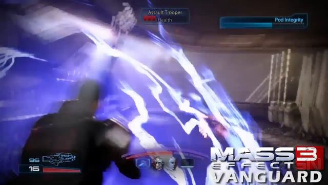 Mass Effect 3 - Vanguard Class In Action смотреть онлайн
