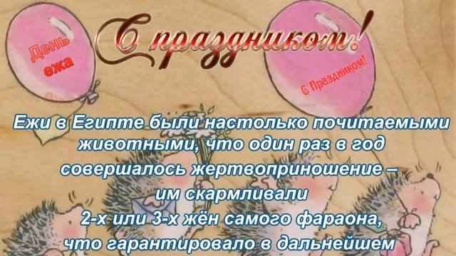 ДЕНЬ ЕЖА. ЕЖ ОПРЕДЕЛЯЕТ ПОГОДУ! смотреть онлайн