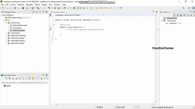 Abstract Class In Java In Tamil | Java Spring Boot Tutorial For Beginners In Tamil | смотреть онлайн