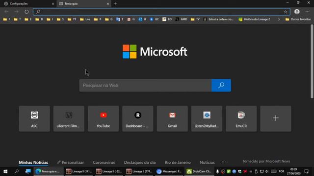 Como Mudar O Mecanismo De Pesquisa E Pagina Inicial Do Novo Microsoft Edge 2020