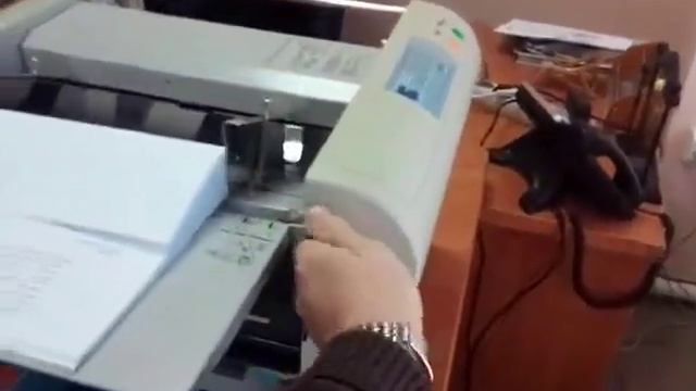 два фальца на фальцовщике Uchida f 15n смотреть онлайн