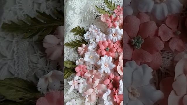 Обзор набора тканевых цветов. смотреть онлайн
