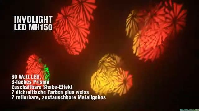 INVOLIGHT LED MH150 - светодиодная вращающаяся голова смотреть онлайн