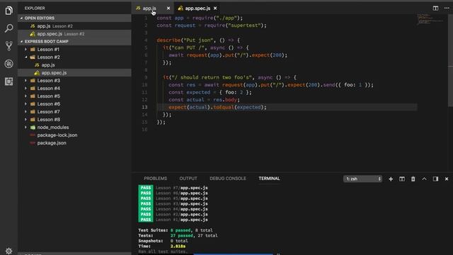 Express boot camp - PUT смотреть онлайн