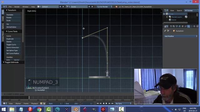 Blender: Modeling a Simple Desk Lamp смотреть онлайн