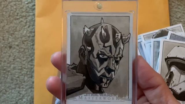 Topps 2019 Star Wars Masterwork Sketch Card Submissions смотреть онлайн