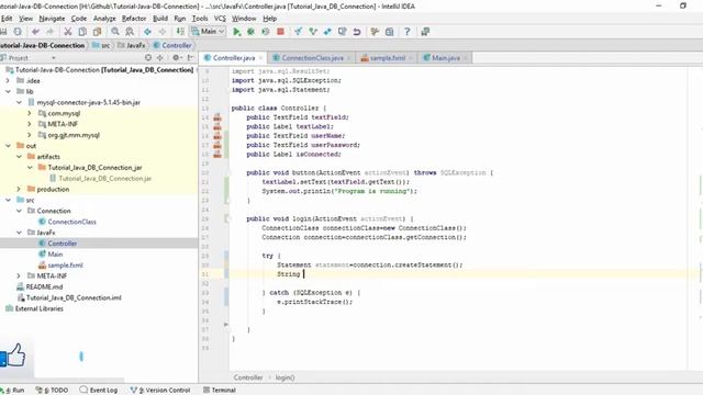 How make user authentication check in javaFx JDBC смотреть онлайн