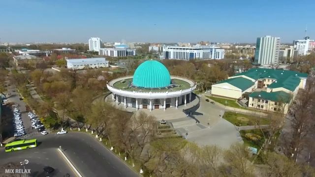 TASHKENT CITY, полет с дрона по городу Ташкент столица Узбекистана