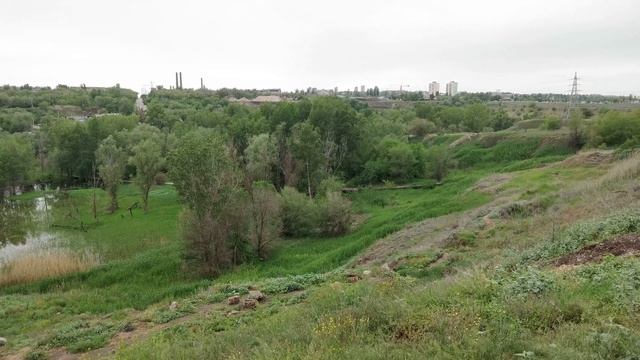 Разлив воды в пойме реки Мокрая Мечётка, Волгоград, Спартановка, ТЗР смотреть онлайн