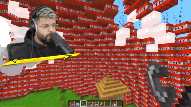GIANT 17,525,627 BLOCK TNT BALL in Minecraft! смотреть онлайн