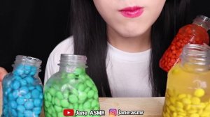 ASMR RAINBOW HONEY JELLY *CRUNCHY HONEY JELLY 무지개 꿀 젤리 먹방 EATING SOUNDS