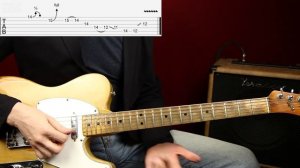 Как играть Pink Floyd Comfortably Numb первое соло на гитаре - Уроки игры на гитаре Первый Лад