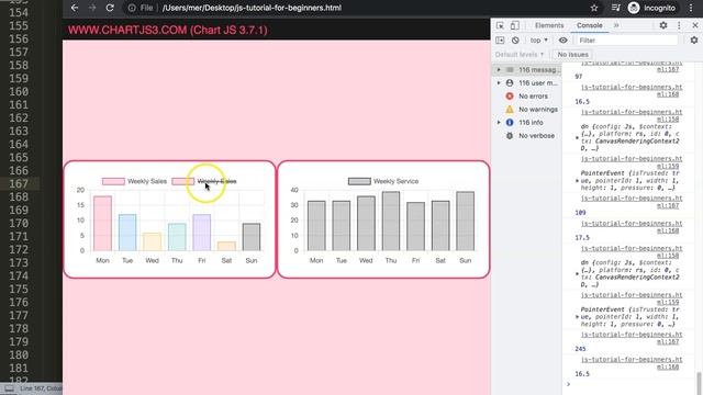 How to Make Legend Show and Hide Two Charts in Chart JS смотреть онлайн