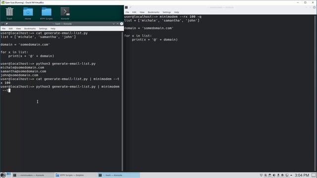 Python Generate e-mail Addresses from List with Usernames - Minimodem смотреть онлайн
