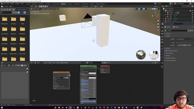 Realistic Minecraft Sand - Blender VFX Tutorial смотреть онлайн