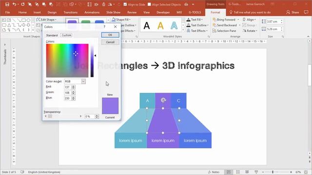 G-Tools for PowerPoint - Join Rectangles смотреть онлайн