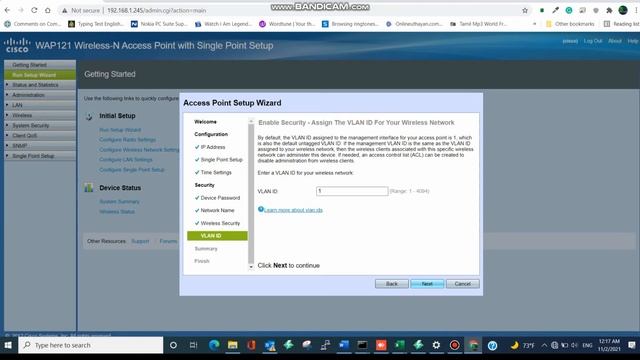 Cisco WAP 121 basic configuration смотреть онлайн