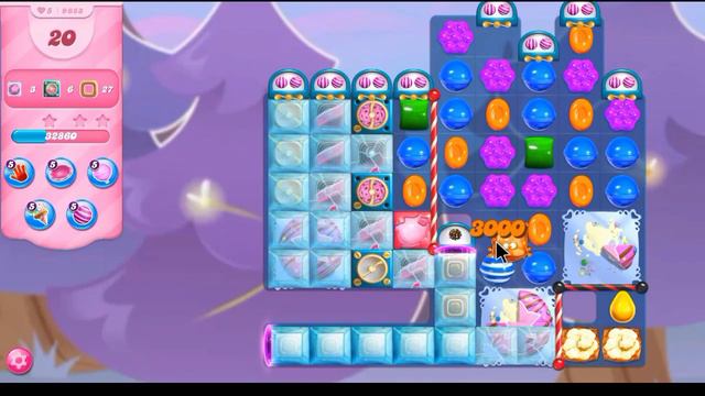 Candy crush saga level 9653 | party booster and key's edition | Candy crush saga смотреть онлайн