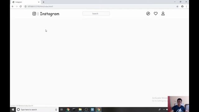 How to create Instagram webpage | Bootstrap | смотреть онлайн