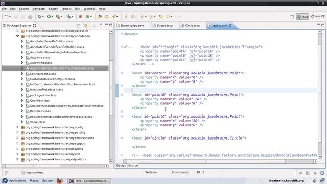 Spring Tutorial 19 The Autowired Annotation смотреть онлайн