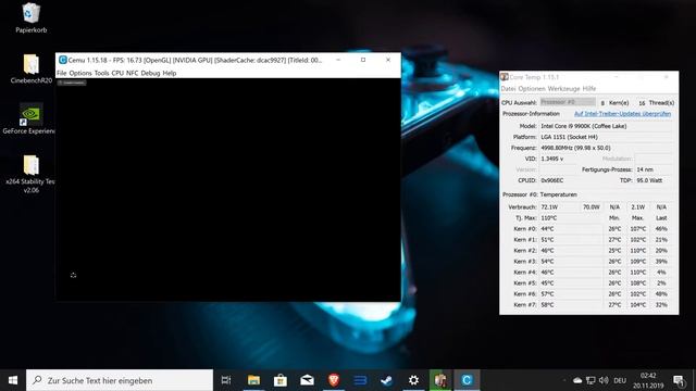 i9 9900k 5Ghz Test смотреть онлайн