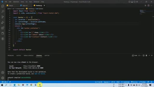 How to show Active tab/page in React JS | Hindi tutorial смотреть онлайн