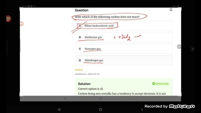 with which of the following carbon does not react смотреть онлайн