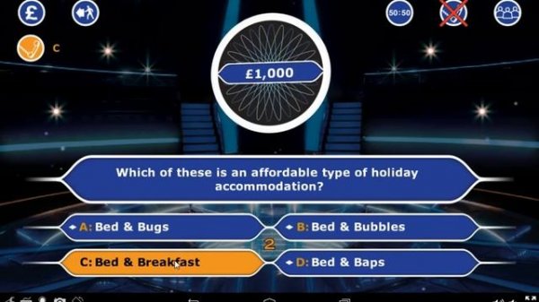 Who Wants To Be A Millionaire? 2014 Android (UK) GamePlay