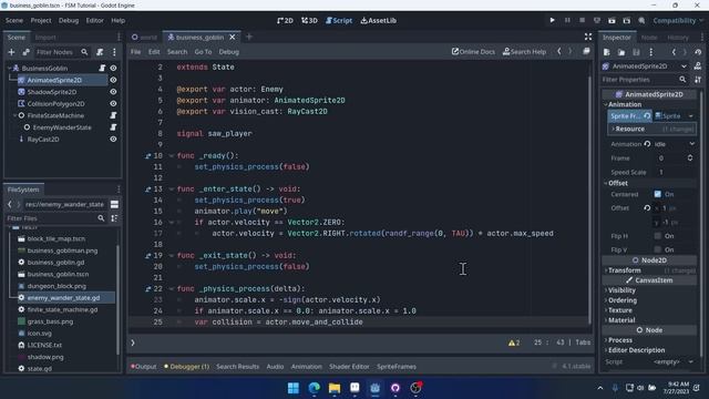 Finite State Machines - Godot 4 Tutorial (Intermediate) смотреть онлайн