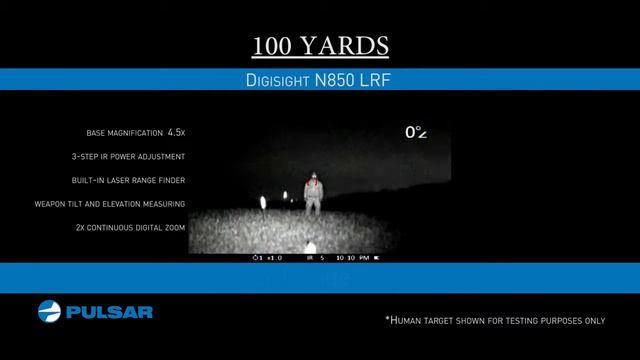 Distance Test Pulsar Digisight N850 LRF смотреть онлайн