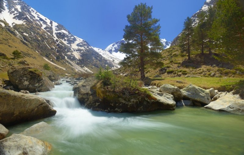 Расслабляющие звуки воды. Звуки природы - Горное озеро ✦ Звуки Леса ✦ Sounds Of The Forest смотреть онлайн