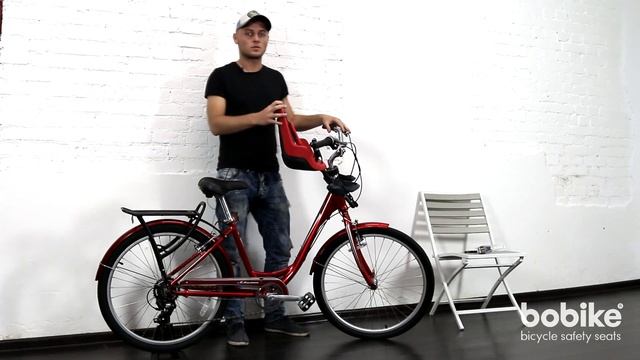 Как установить передние велокресла Bobike? Детское кресло Bobike One Mini смотреть онлайн