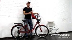 Как установить передние велокресла Bobike? Детское кресло Bobike One Mini
