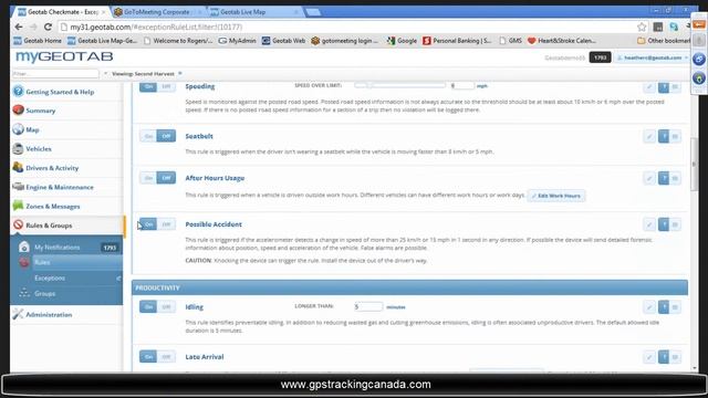 Geotab Checkmate: Rules to Monitor & Measure: 2 of 2 - Driver Activities & Behaviour смотреть онлайн