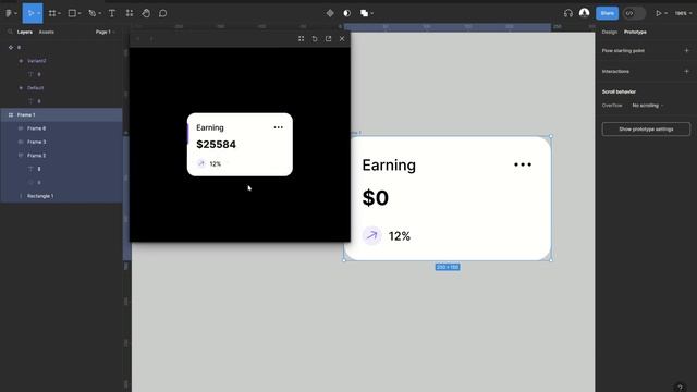 Figma variables Number Counter (Interactive Components) смотреть онлайн