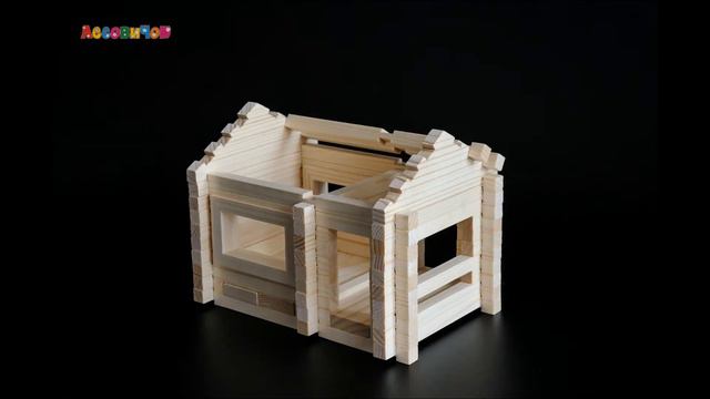Вариант 10 деревянный конструктор Разборный домик смотреть онлайн