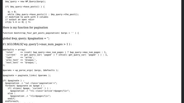 Wordpress: Wordpress pagination with Bootstrap 4 and Grid content Display смотреть онлайн