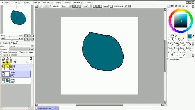 Tutorial Easy paint tool SAI en español: color, reyenos sin salir del trazo смотреть онлайн