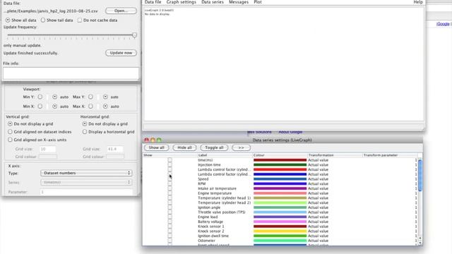 Using Live-Graph to view GS-911 real-time data logs смотреть онлайн