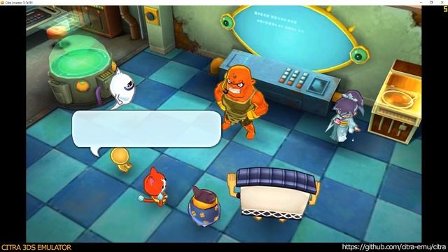 Citra 3DS Emulator - Youkai Watch Busters Shiroinutai ingame 1080p смотреть онлайн