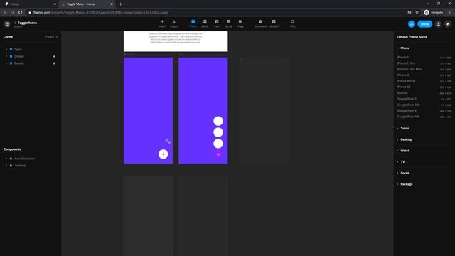 Easy UI Transition Animation - Framer Magic Motion Tutorial смотреть онлайн