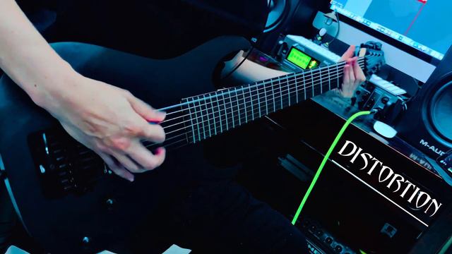 Testing Meshuggah Signature Ibanez M80M 8 Strings Guitar смотреть онлайн