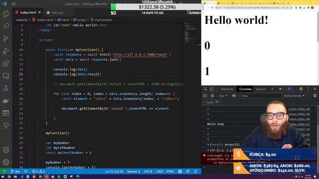 JavaScript requests - Day 82 #100DaysOfRootKit смотреть онлайн