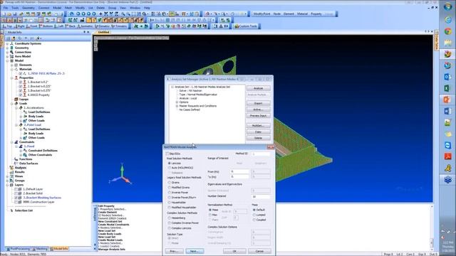 Model Preparation and Analysis in FEMAP with NX Nastran смотреть онлайн