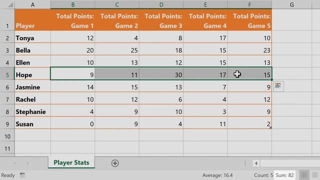 Excel Quick Tip: Find a Sum Without Using a Formula смотреть онлайн