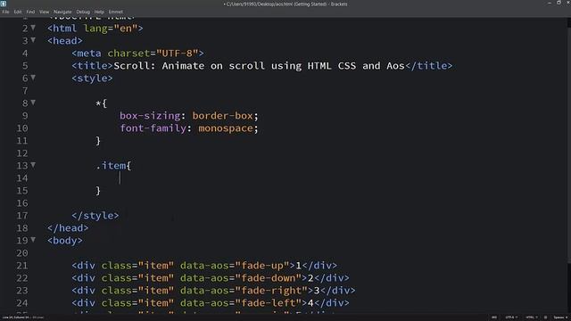 Scroll - Animate on Scroll using HTML CSS JS only смотреть онлайн