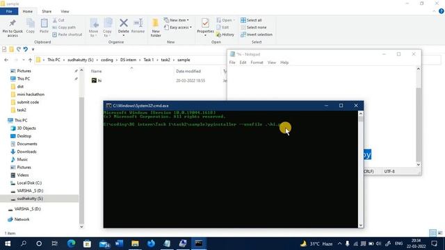 Converting .py file to .exe file using python смотреть онлайн