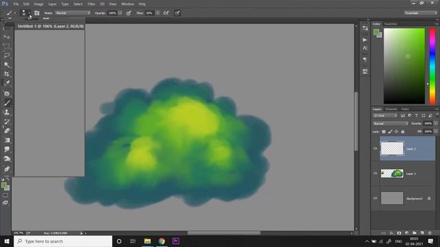 How To Paint Bushes and Foliage (For Beginners) - Digital Painting Process | Photoshop Tutorial смотреть онлайн