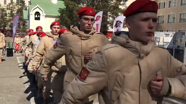 Старт Эстафеты Знамени Победы. Омская область.19.04.2020г. смотреть онлайн